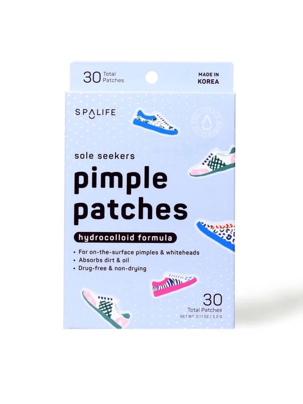 30 Pimple Patches — hydrocolloid formula